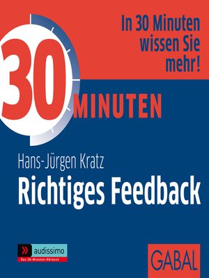 cover image of 30 Minuten Richtiges Feedback